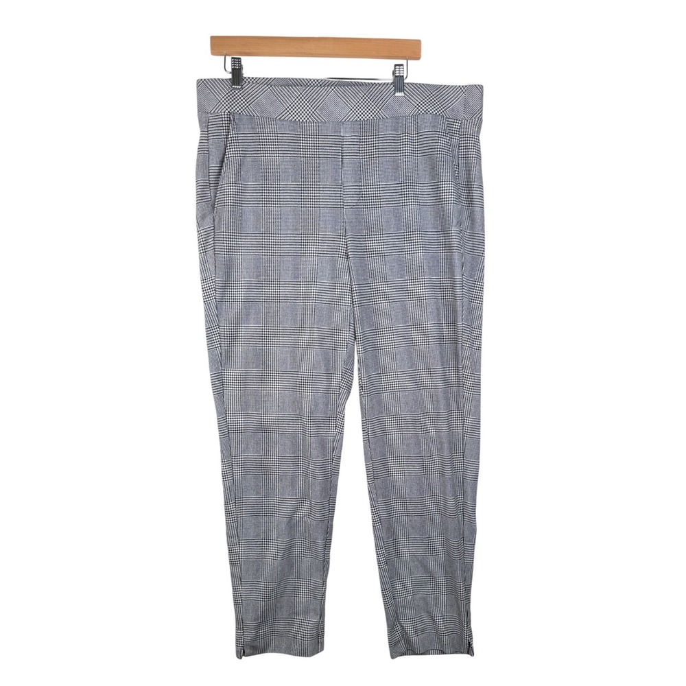 Torrid Hi-Rise Pixie Houndstooth Print Skinny Pan… - image 1